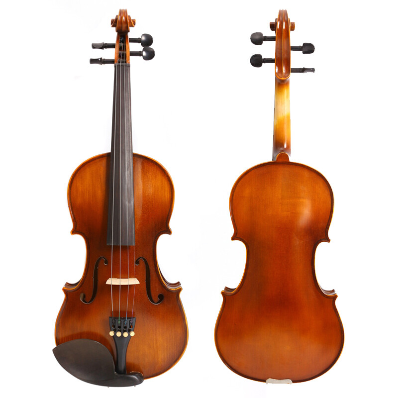 Handmade 4/4 Full Size Acoustic Violin Kit 4 String Student Beginners Case,Bow