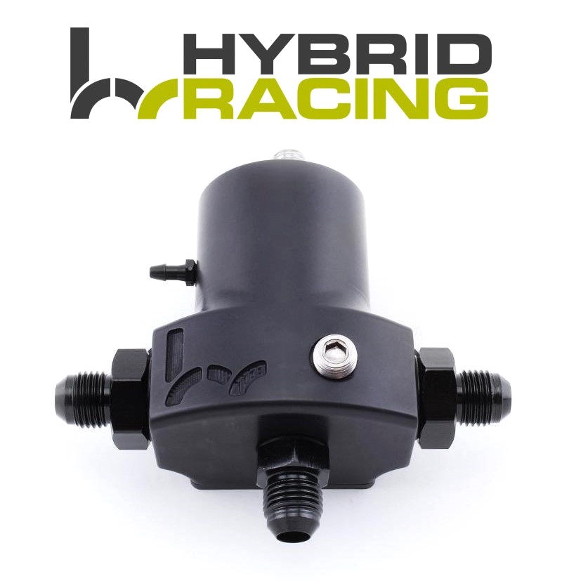 HYBRID RACING MONOBLOCK FUEL PRESSURE REGULATOR UNIVERSAL WITH GAUGE 0-100 PSI