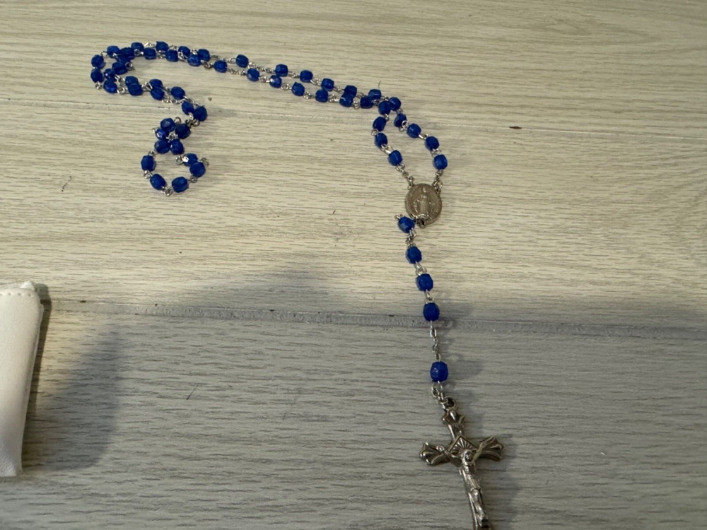 MY ROSARY-WITH MATCHING WHITE CARRYING CASE