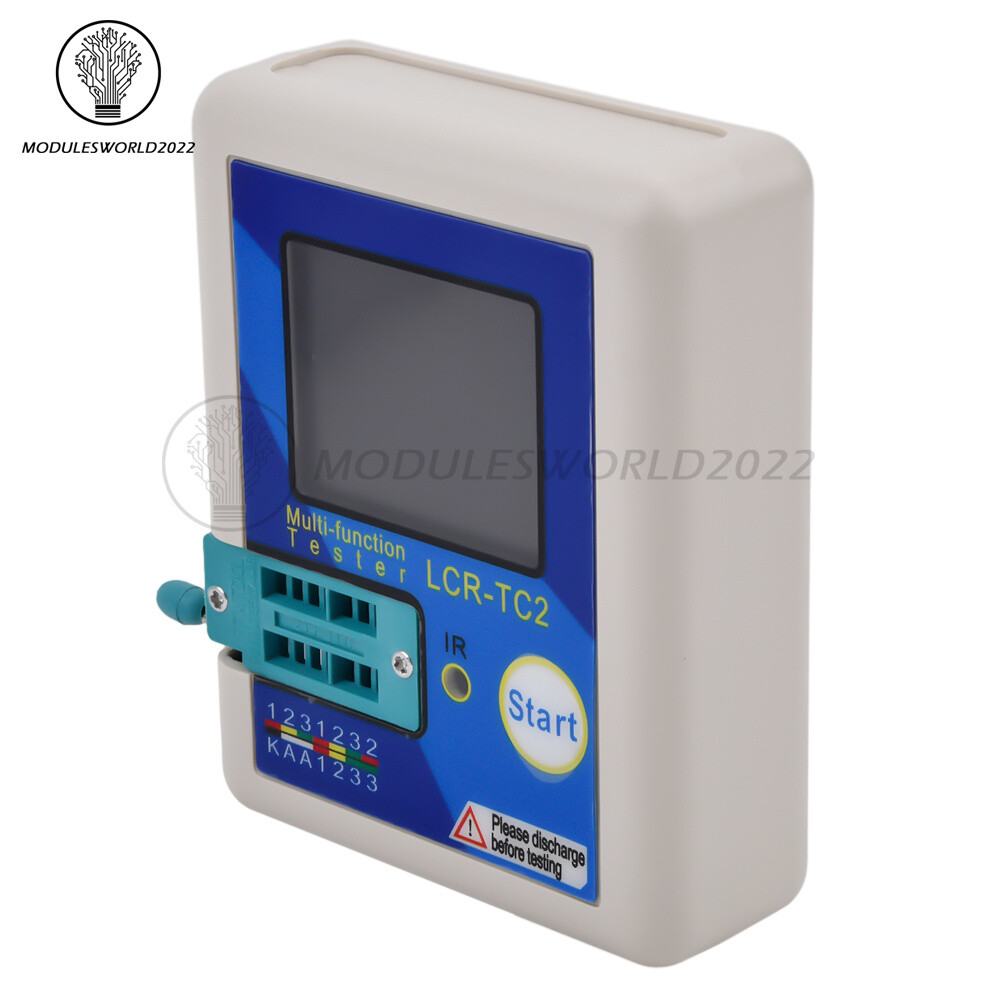 Upgraded LCR-TC2 Transistor Tester TFT Diode Triode Capacitance Meter ESR Kit