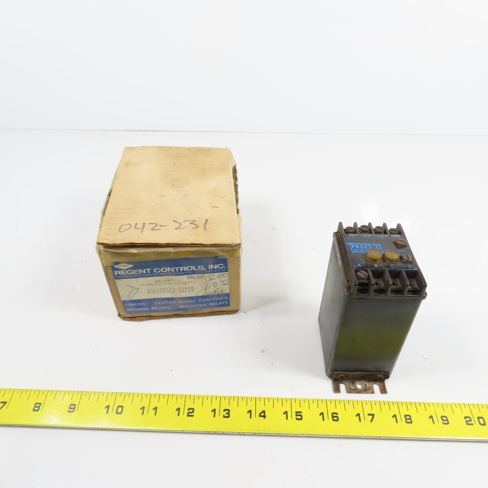 Regent PR523-32 Solid State Clutch-Brake Power Supply Relay
