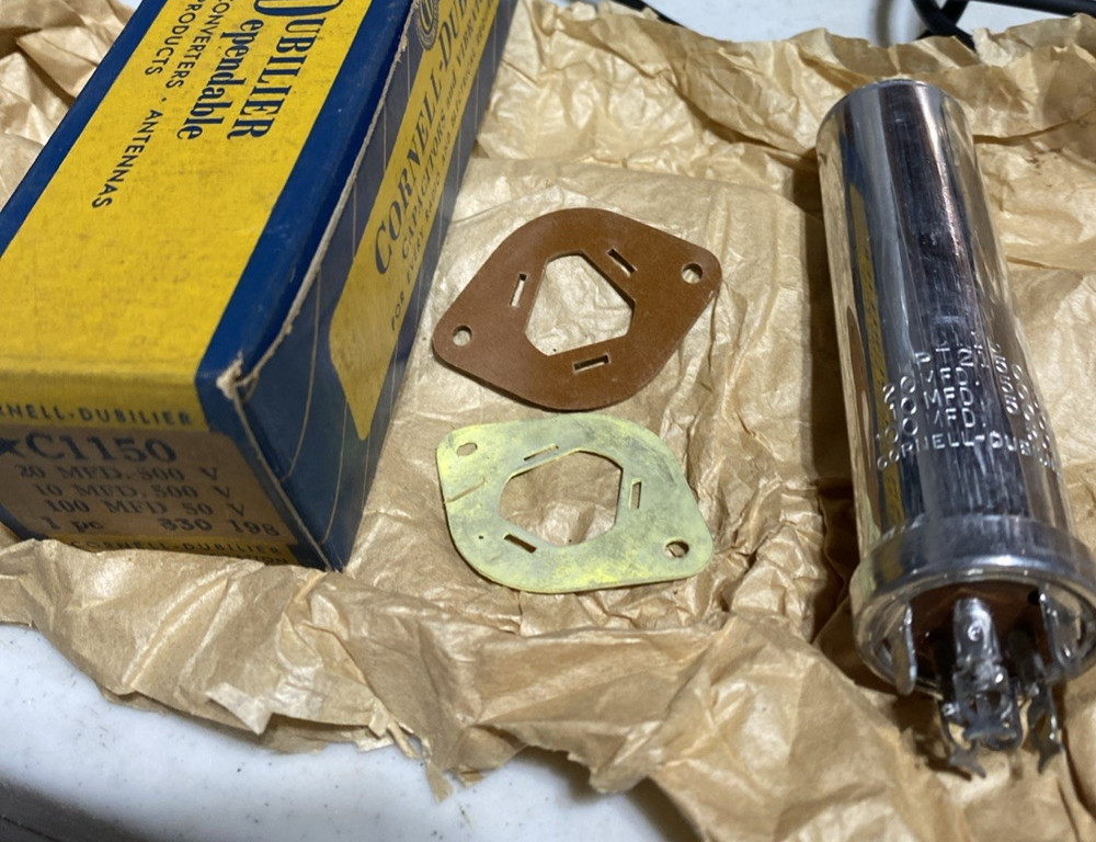 Cornell Dubilier Capacitor C1150 New Old Stock