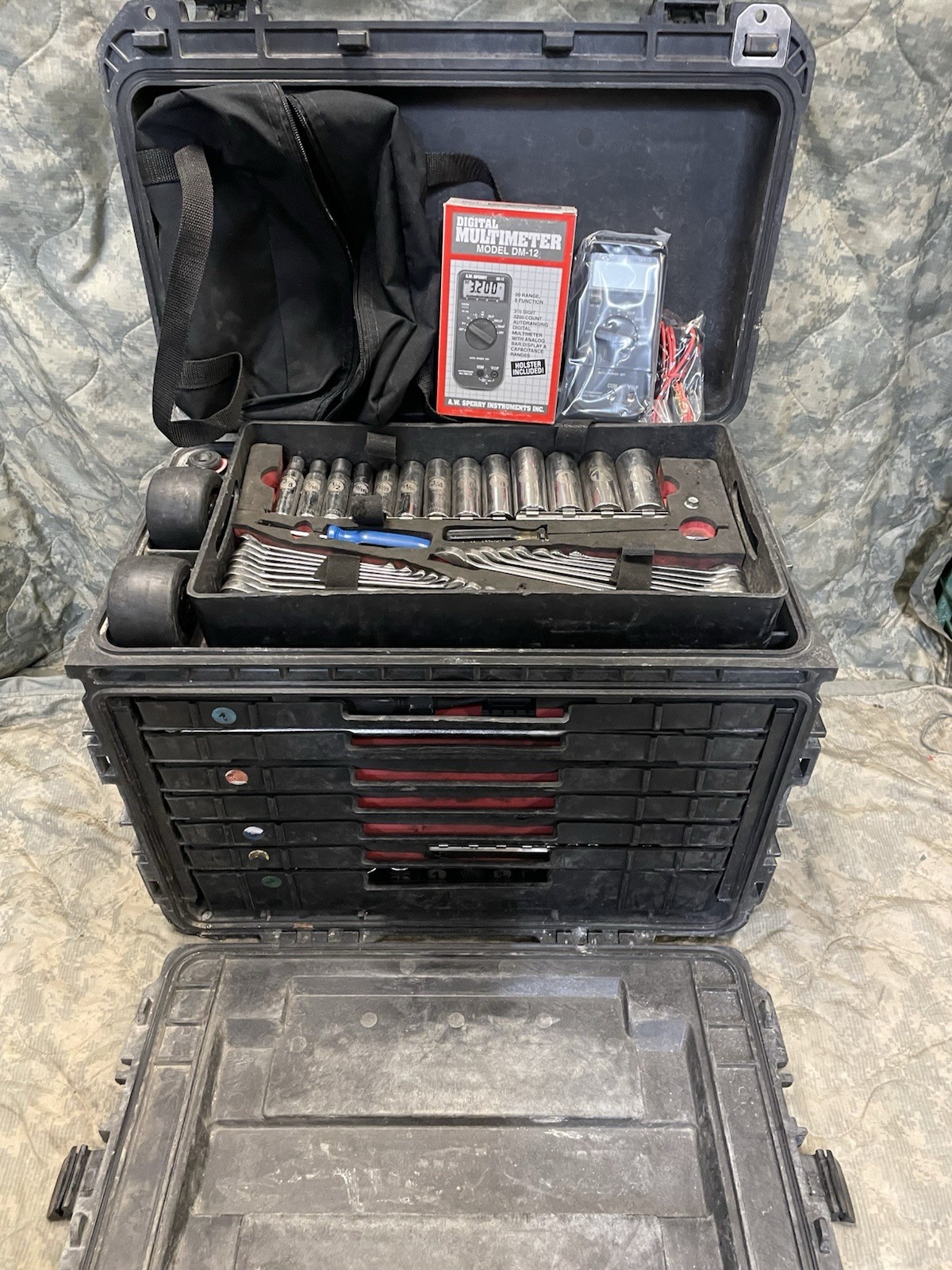 ARMSTRONG MILITARY TOOL KIT SET GENERAL MECHANIC USMC GMTK with Top Tray