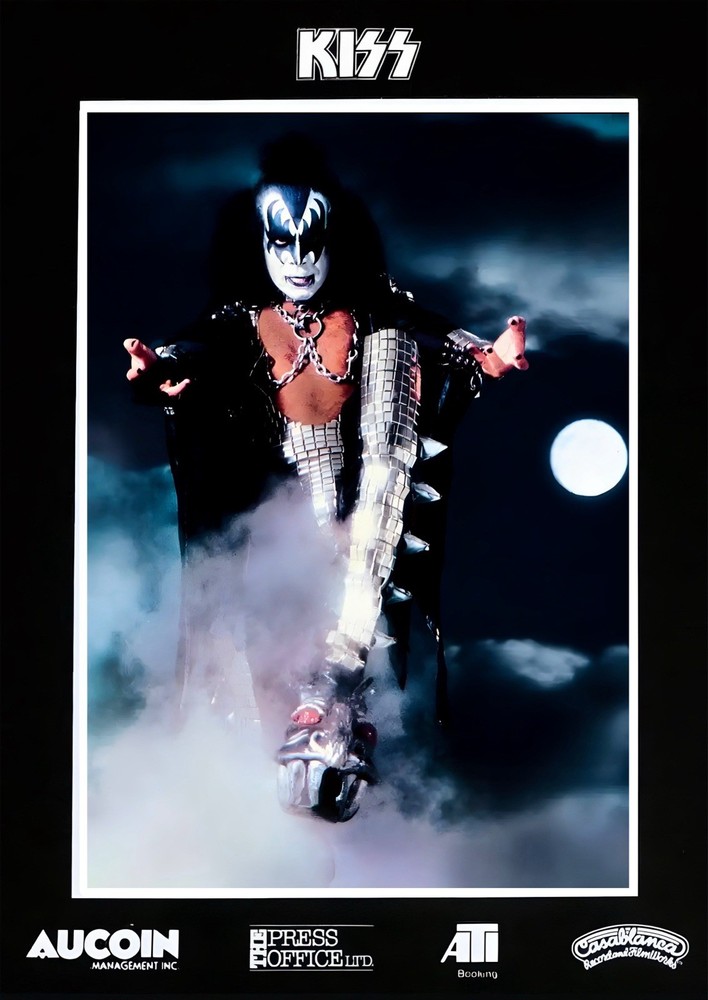 11x17 Kiss Gene Simmons Poster Casablanca Photoshoot