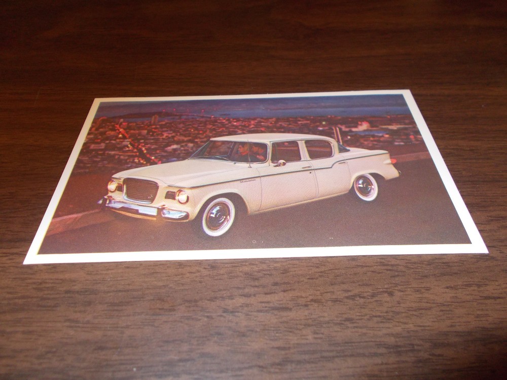 1960 Studebaker Lark 4-Door Sedan Advertising Postcard
