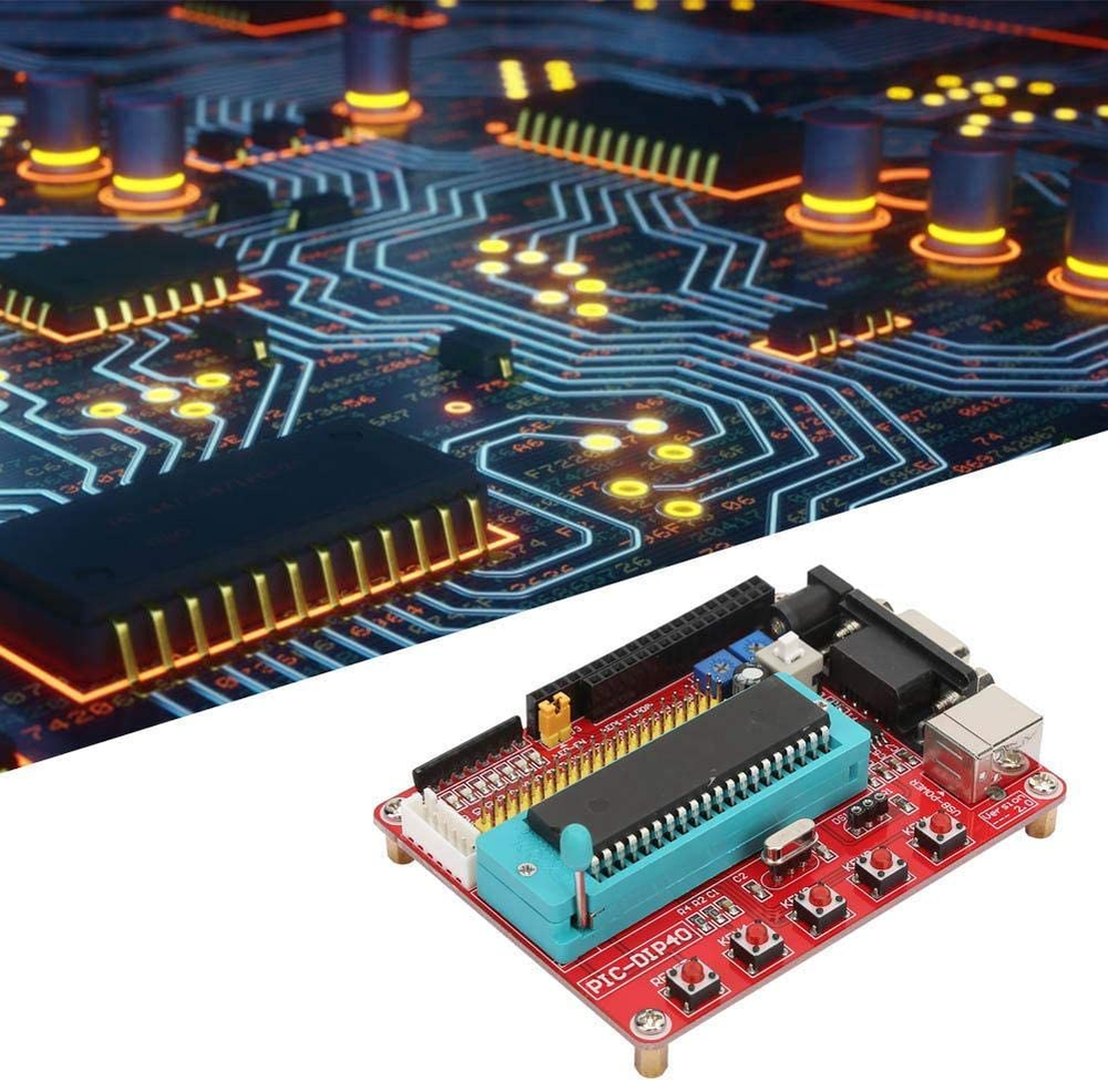 Microchip Learning Development Board, PIC16F877A Microcontroller Learning Board