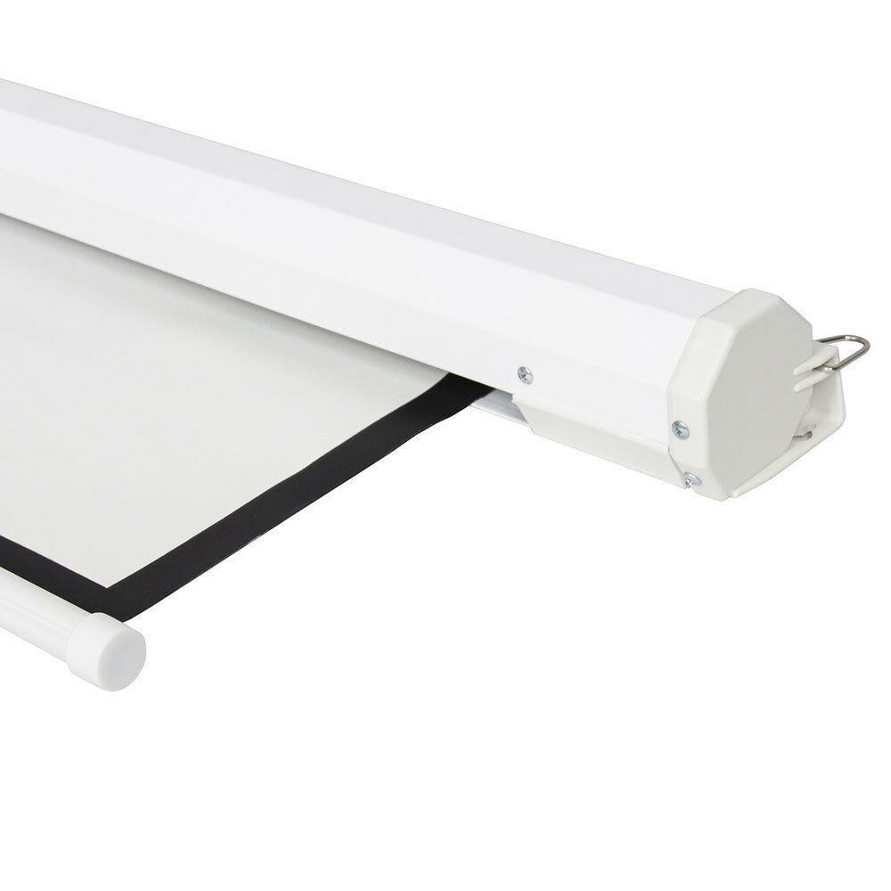 100" 4:3 Material Electric Adjustable Motorized Indoor Projector Screen + Remote