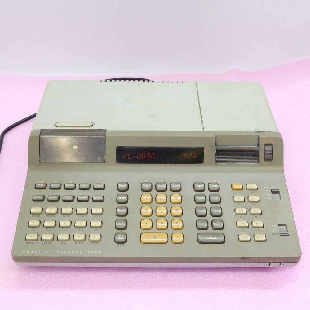 Hewlett Packard 9815A Desktop Calculator Computer Vintage Programmable T5-C2