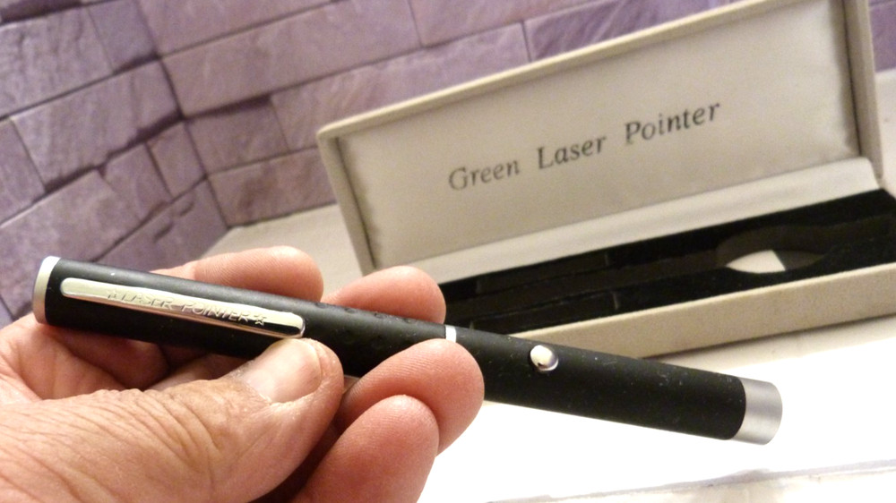 Green Laser Pointer Gift Storage Box