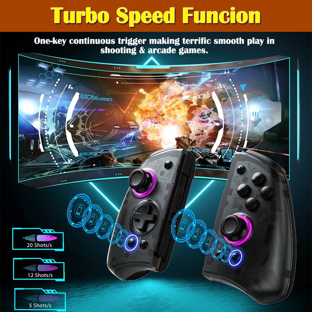 Wireless Joy-pad Controller for Nintendo Switch OLED Switch Lite IOS PC Mobile