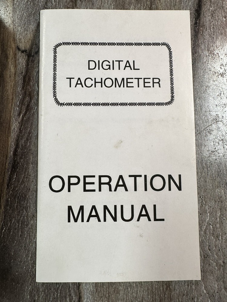 Digital Tachometer