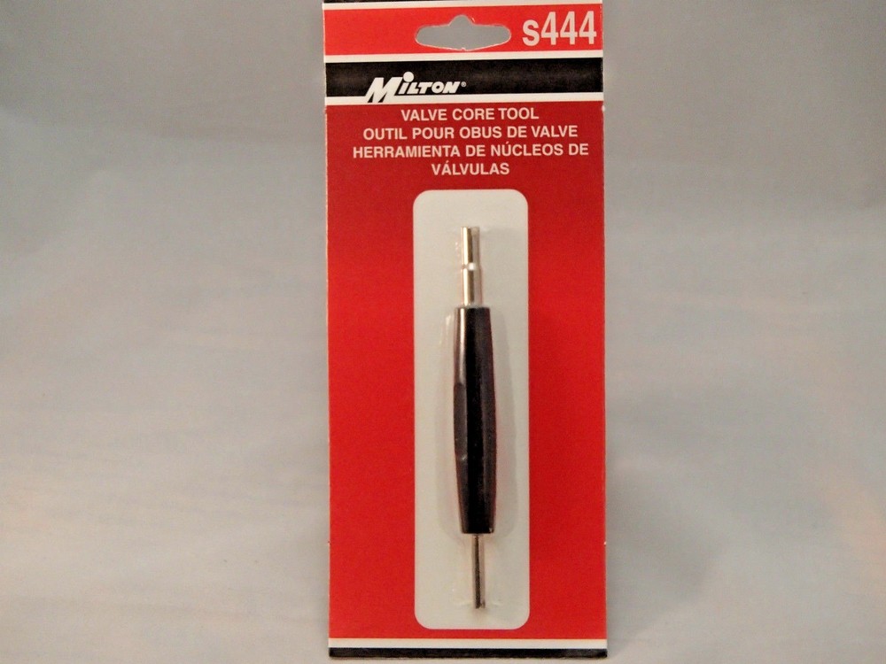 TIRE VALVE CORE REMOVER/INSTALLER MIL S444 MILTON STD & LARGE BORE