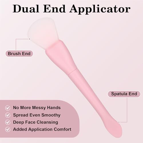 2PCS Silicone Face Mask Brushes Flexible Mask Applicator Brushes Applying Fa...