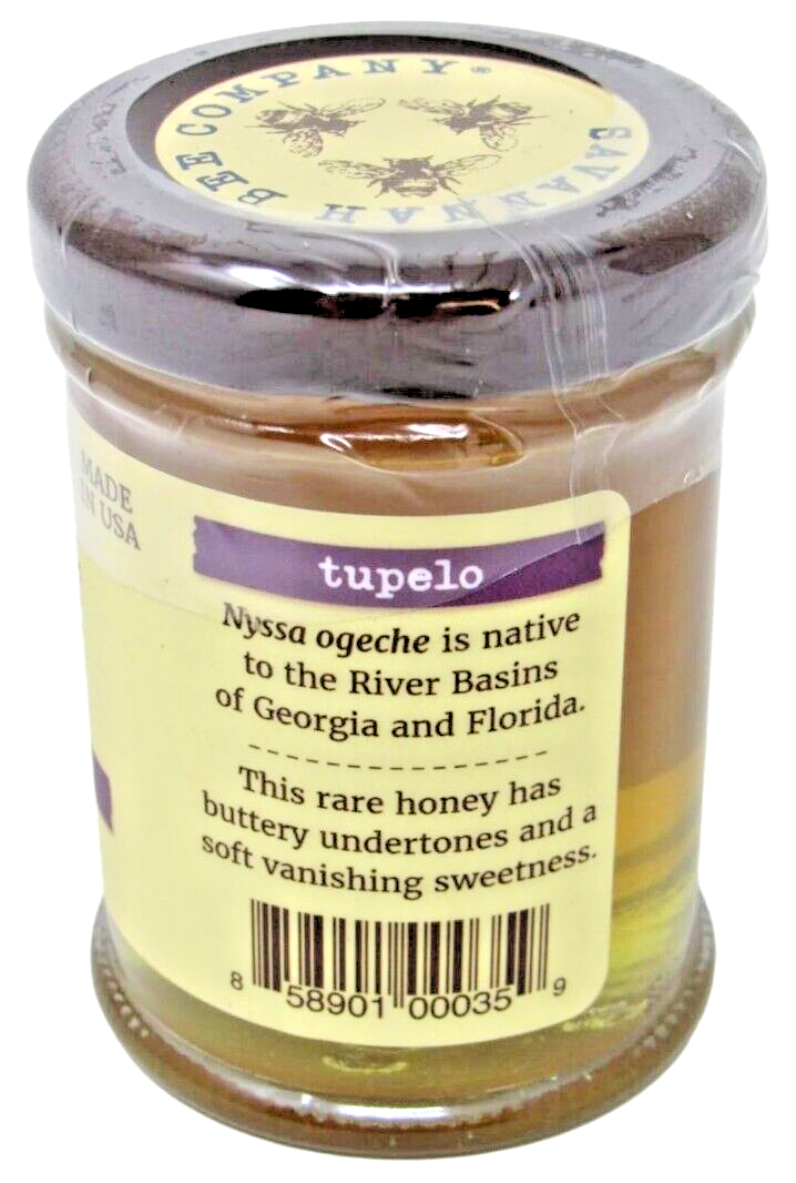 TUPELO HONEY 3oz 85g Savannah Bee Company Made in USA Pure Natural RAW Honey