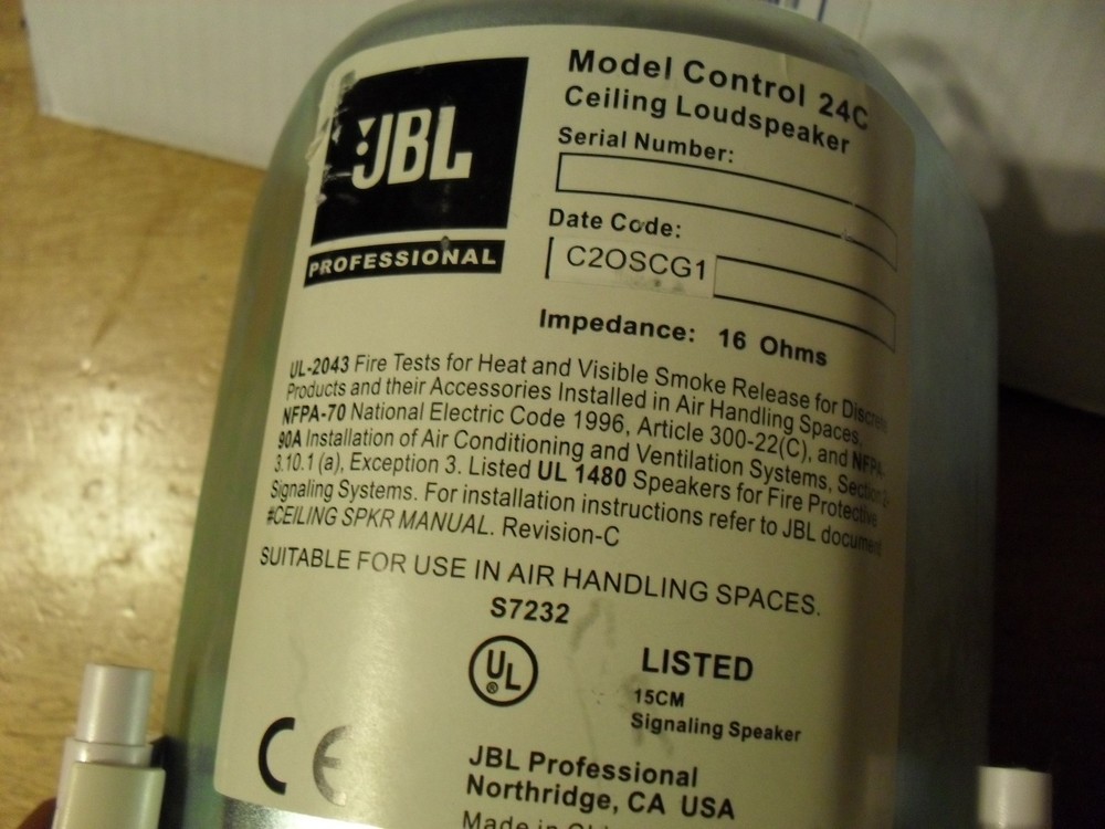 JBL Control 24C