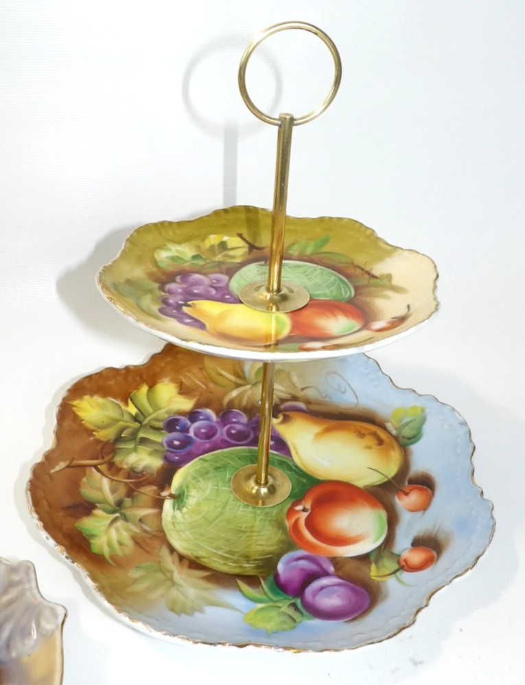 Vintage Lefton Heritage Fruit 8 Piece Assorted Serving Set