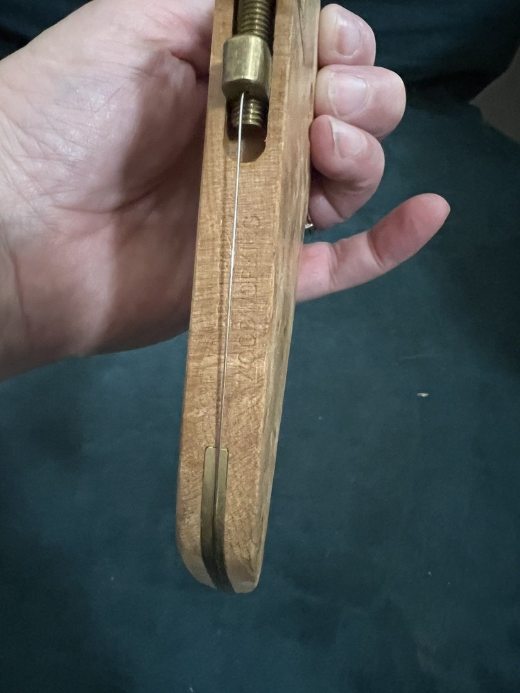 MCM Teak Wire Cheese Slicer