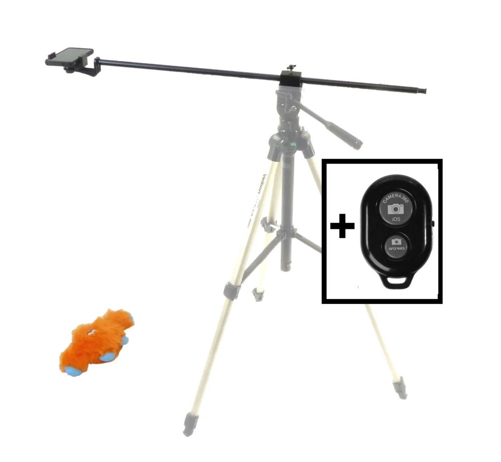 ALZO Horizontal Camera Mount with Rotating Smartphone Mount and Bluetooth Wirele