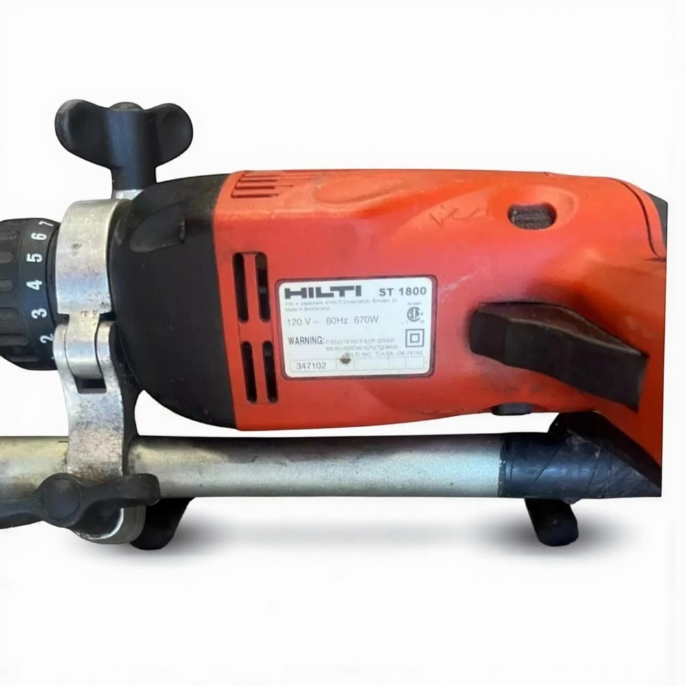 HILTI ST 1800 ADJUSTABLE TORQUE SCREWDRIVER WITH POLE HANDLE HOLDER