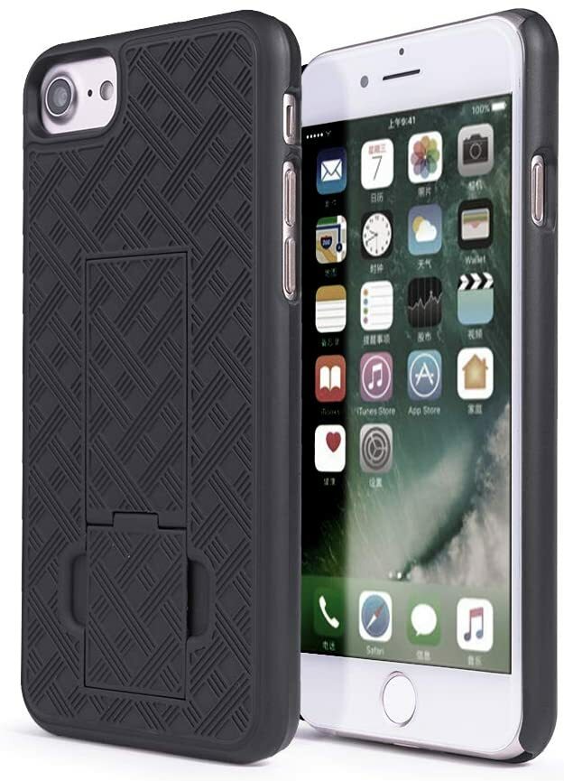 iPhone 8, iPhone 7 Holster, WixGear Shell Holster Combo Case for Apple iPhone 7