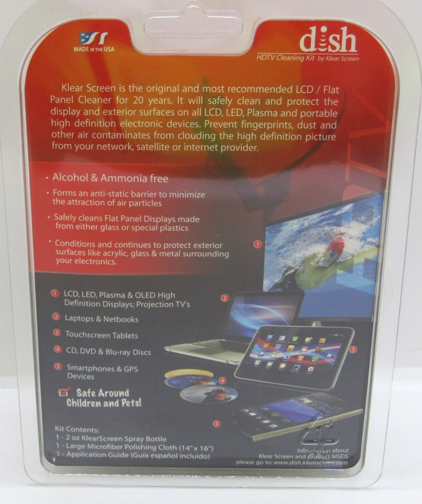 Dish HDTV Cleaning Kit. New.