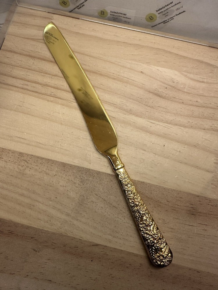 Gold Colored Cake Knife 10.75”