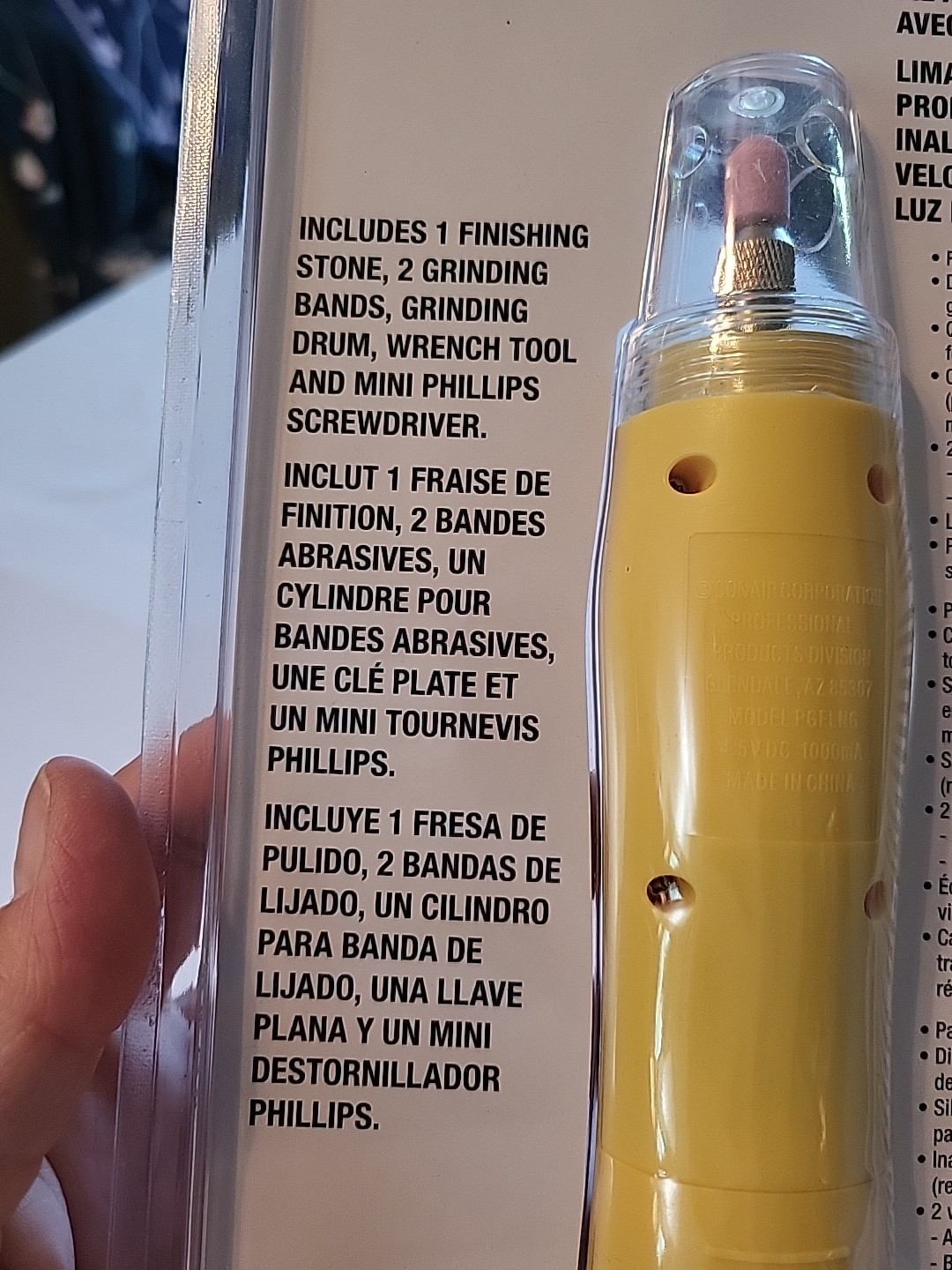 Conair PRO Dog & Cat Professional Cordless Two-Speed LED Nail Grinder ConAirPro