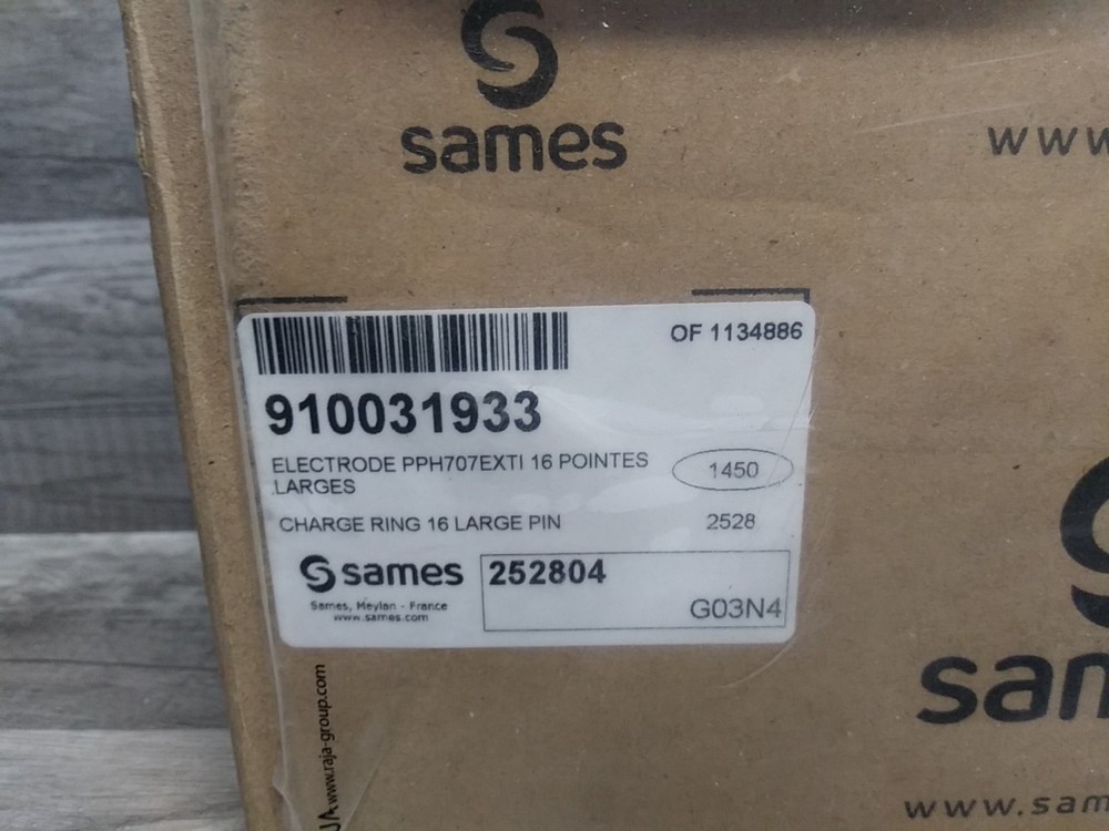 SAMES KREMLIN ELECTROSTATIC CHARGE RING 910031933 EXI