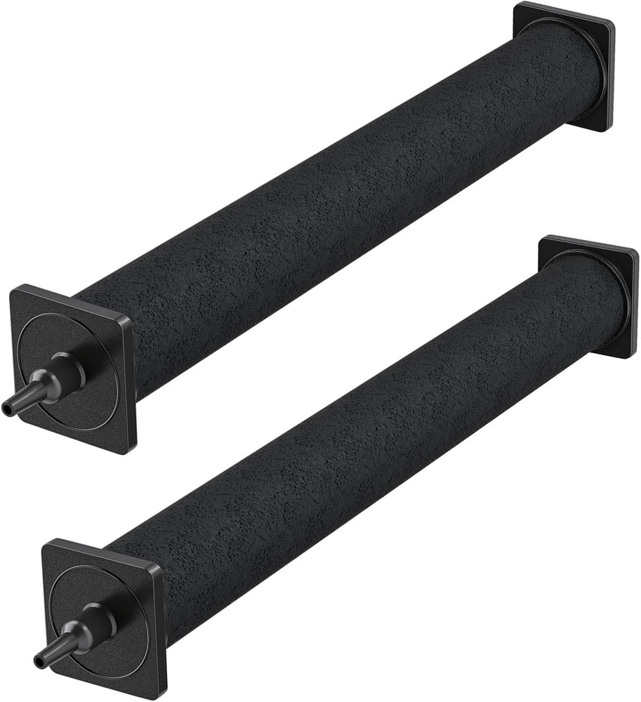Air Stone Cylinder for Larger Pumps Bubble Diffuser Release 2 Pack 16 Inch