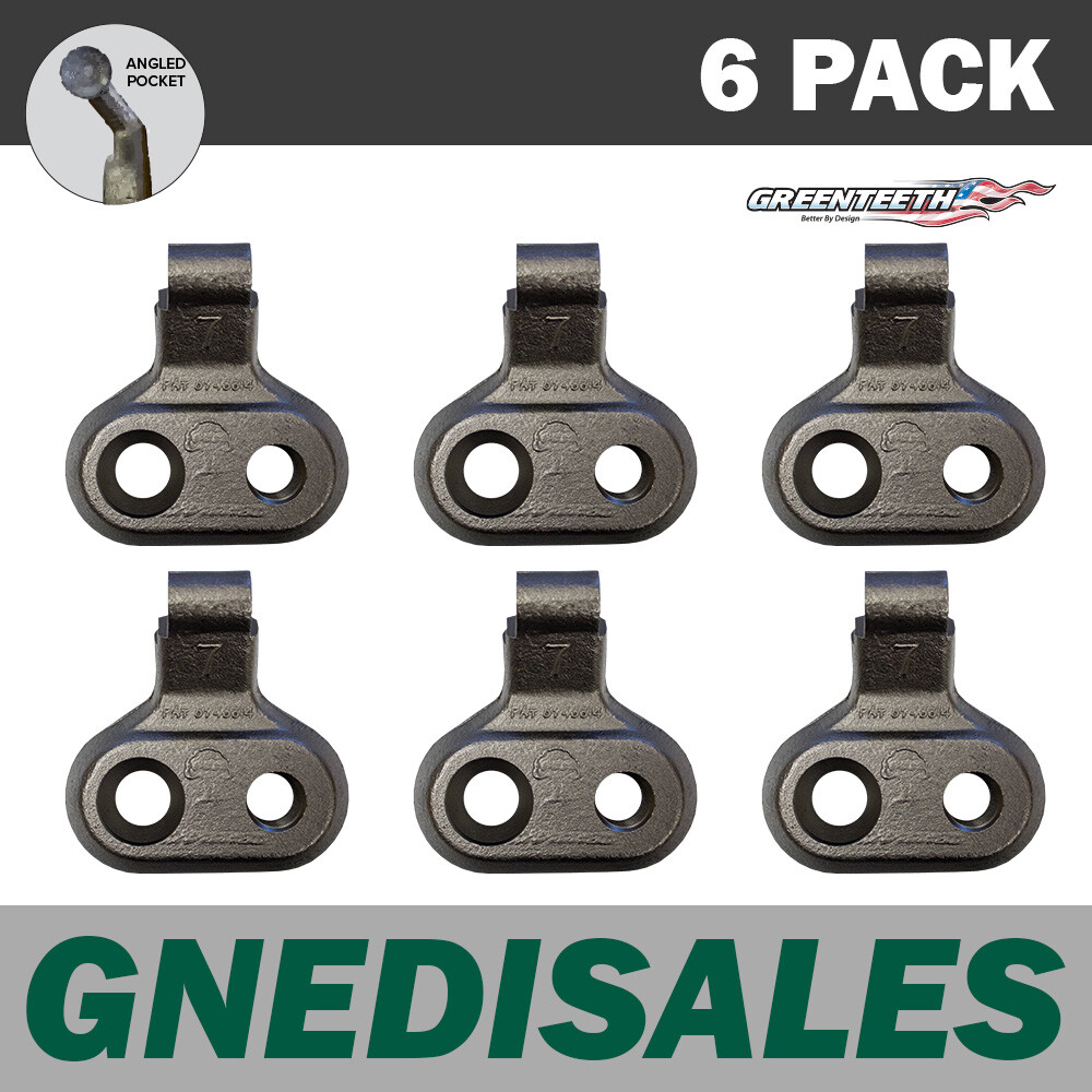 700 Series Greenteeth Angled Pockets - 6 pack