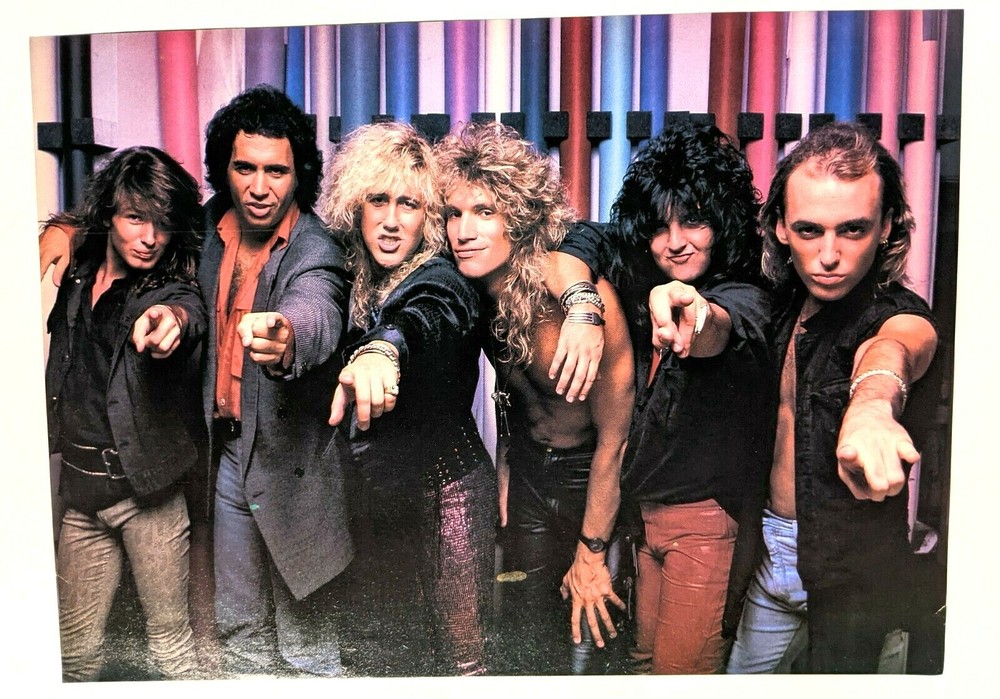 KISS / BLACK N' BLUE & GENE SIMMONS / MAGAZINE FULL PAGE PINUP POSTER CLIPPING