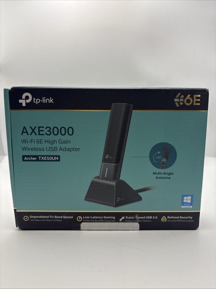 TP-Link AXE3000 Archer TXE50UH Wireless USB Adapter *Open Box*