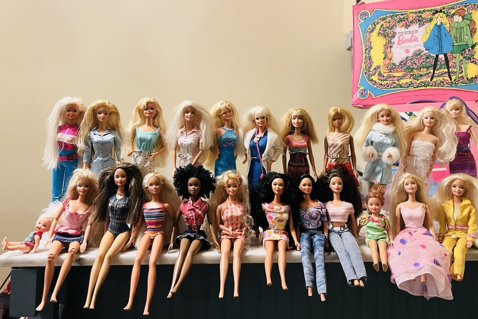 HUGE BOX LOT BARBIE and FRIENDS