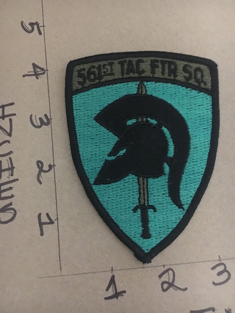 USAF 561st Tactical Fighter Squadron subdued patch 5/3/25