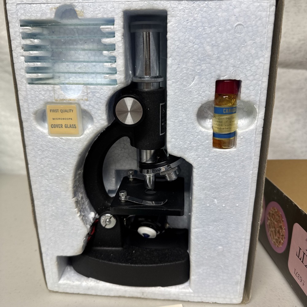 Vintage Sears Micro-Lab Master Microscope Kit #6371 Complete Very Nice US3