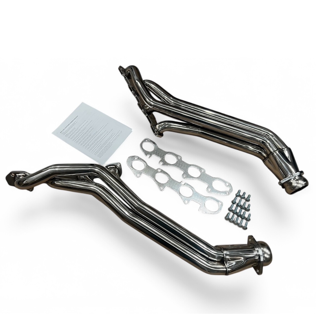 Long Tube Exhaust Headers Fits 09-23 Challenger Charger 5.7L 6.1L 6.4L Manifolds