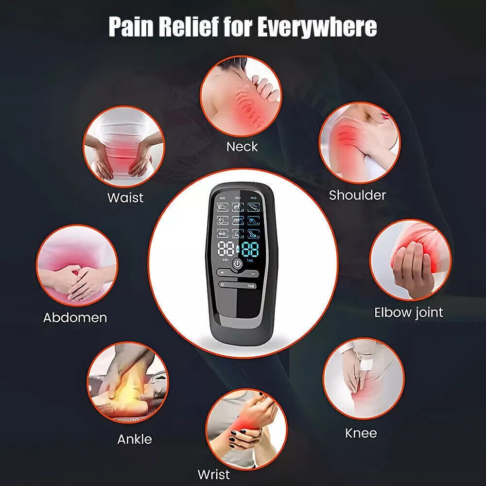 27 Modes Tens Unit Muscle Therapy Pain Relief Stimulator Machine Pulse Massager