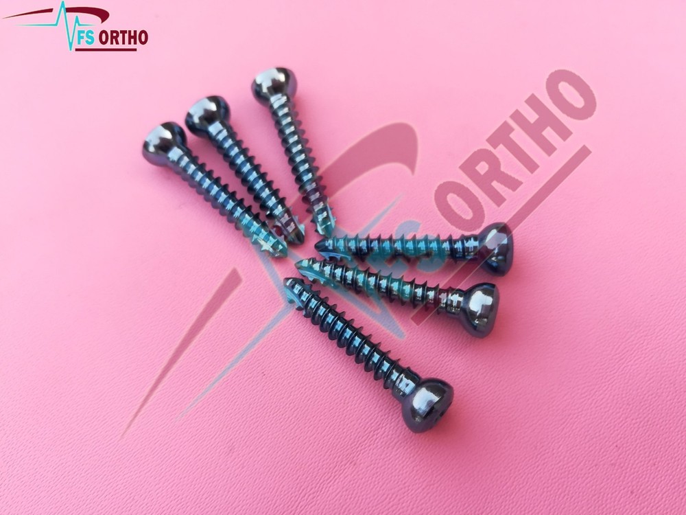 3.5mm Cortex Screws, Self Taping, Titanium Screws (180 pcs) Titanium grade 5