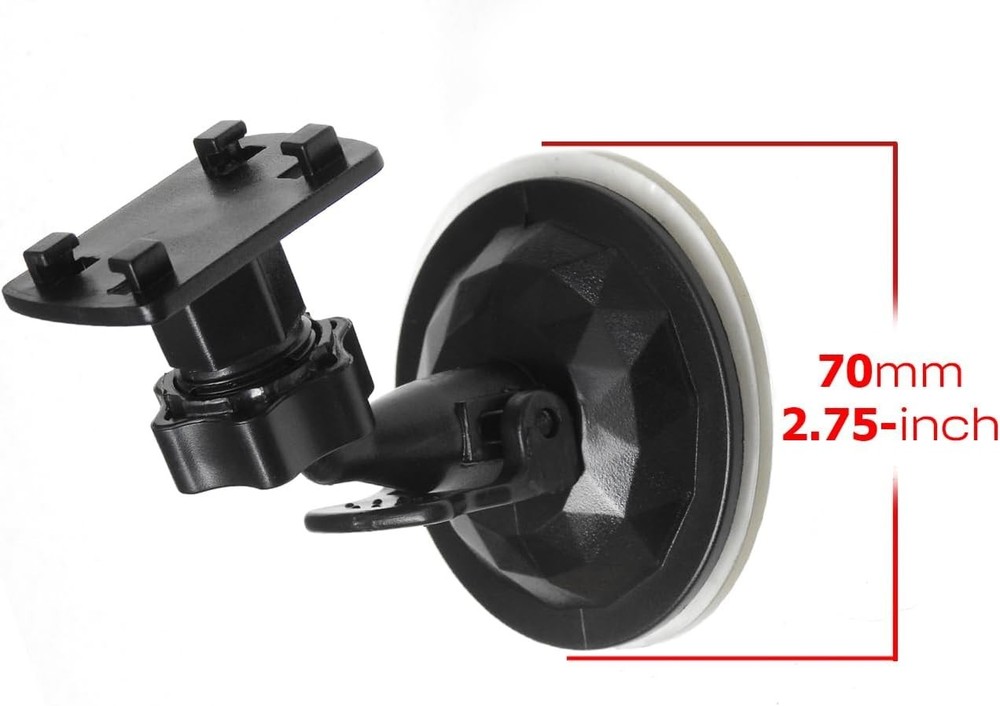 Universal Car Windshield Adjustable 4-Prong Suction Cup Mount for GPS