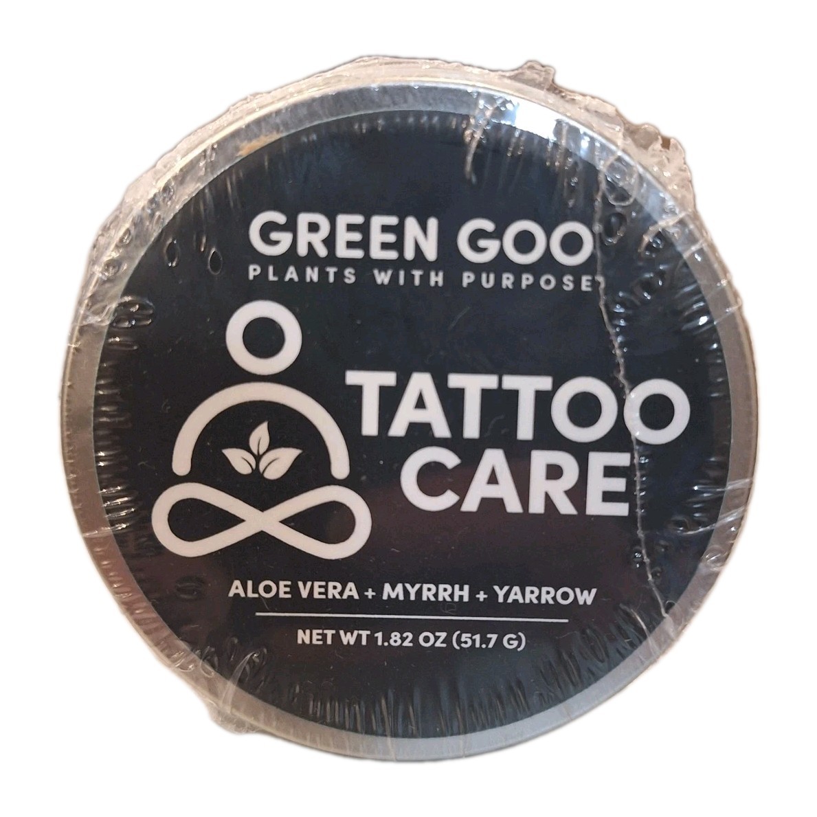 Green Goo Tattoo After Care Moisturizer Vera Myrrh Yarrow Organic Balm No Box