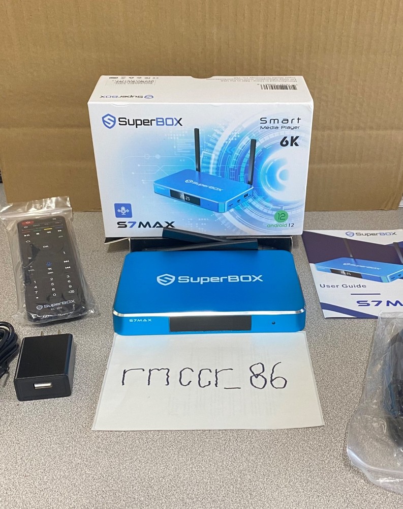 New SuperBOX S7 Max - 7 Day Time Shift Android Streaming - Same Day Sipping