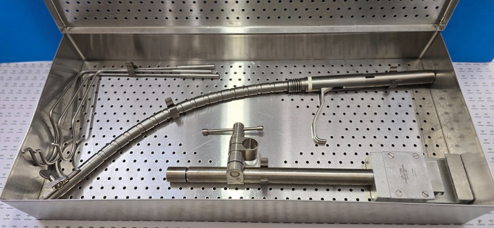 Codman Nathan Liver Retractor Set Flex Arm with Post Holder Clamp & Tray