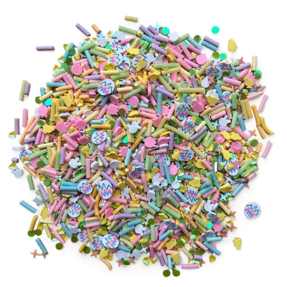 Sprinkletz Easter Spring Bundle Tiny Polymer Clay Pieces for Crafts