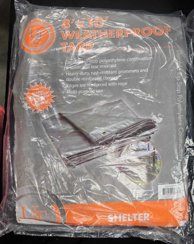 Ultimate Survival Technologies 8'x'10' Weatherproof Tarp Silver