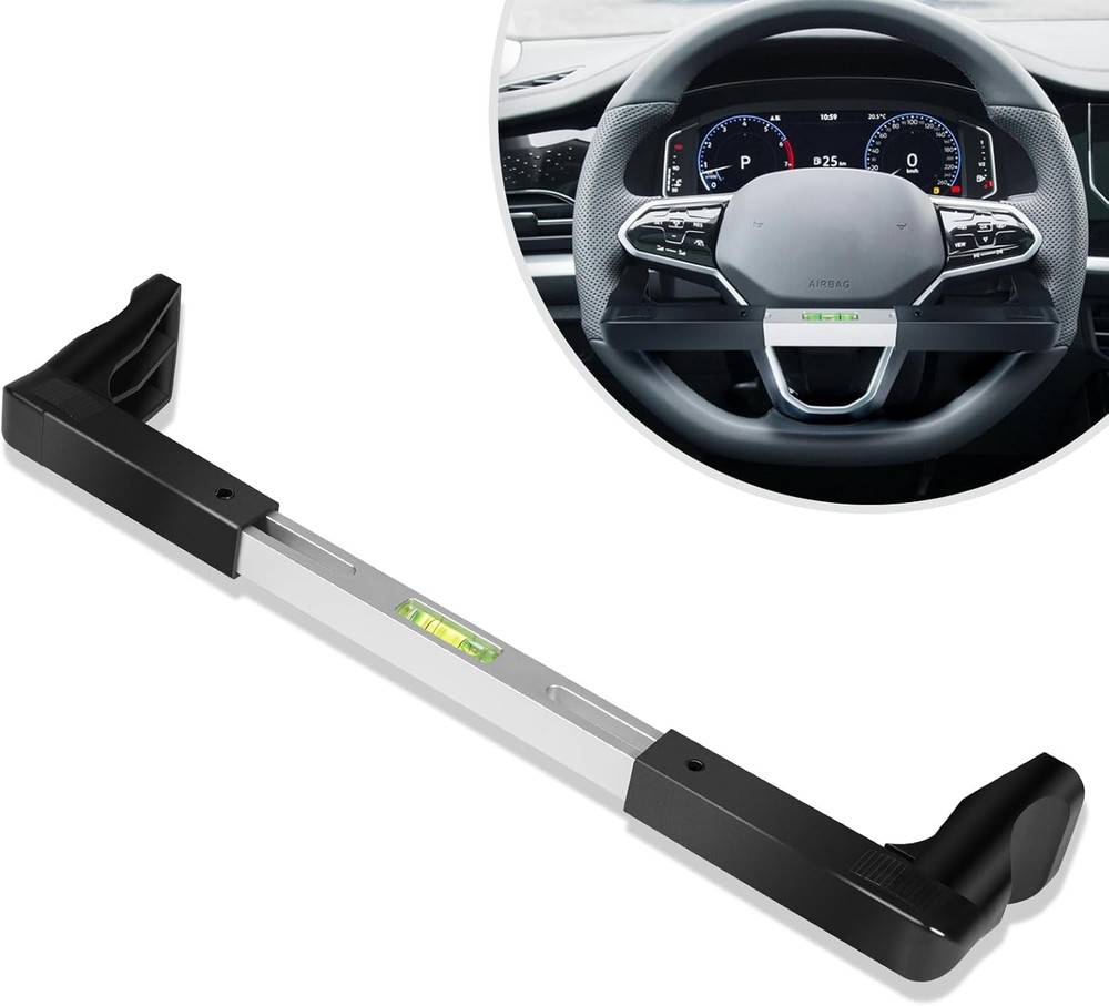 Universal Steering Wheel Level Alignment Tool Level Bar Tool 270mm-340mm