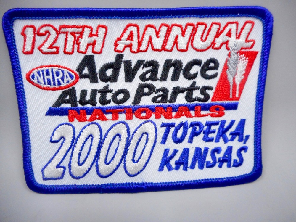 NHRA Topeka Kansas Nationals 2000 4" Racing Patch