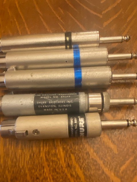 High Impedance Microphone transformers