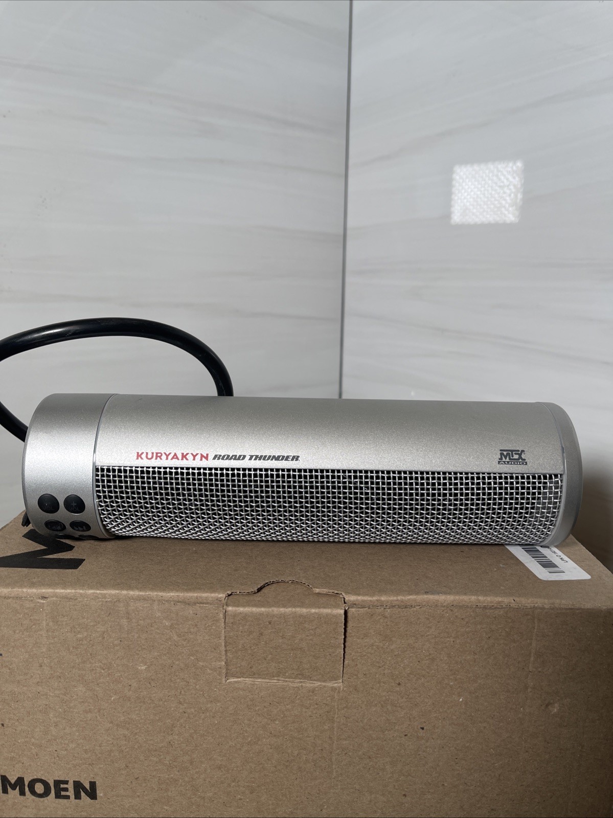 Kuryakyn 2719 Road Thunder Silver 300w Motorcycle (Speaker ONLY)