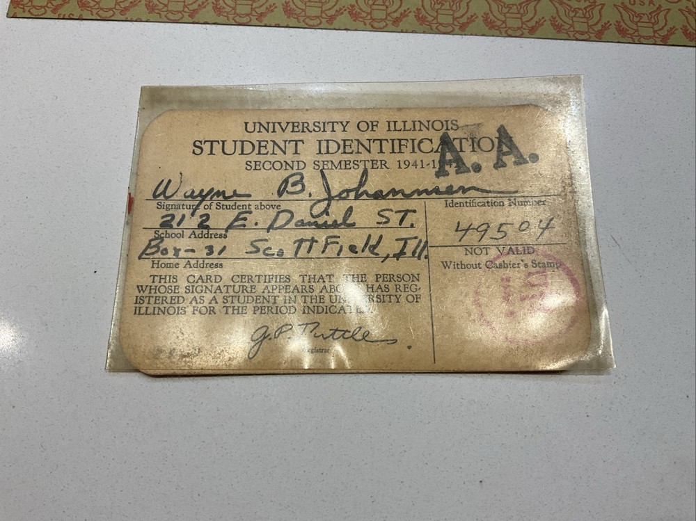 WWII Documents USAAF Air Force Pilot items 1940's to 1960's