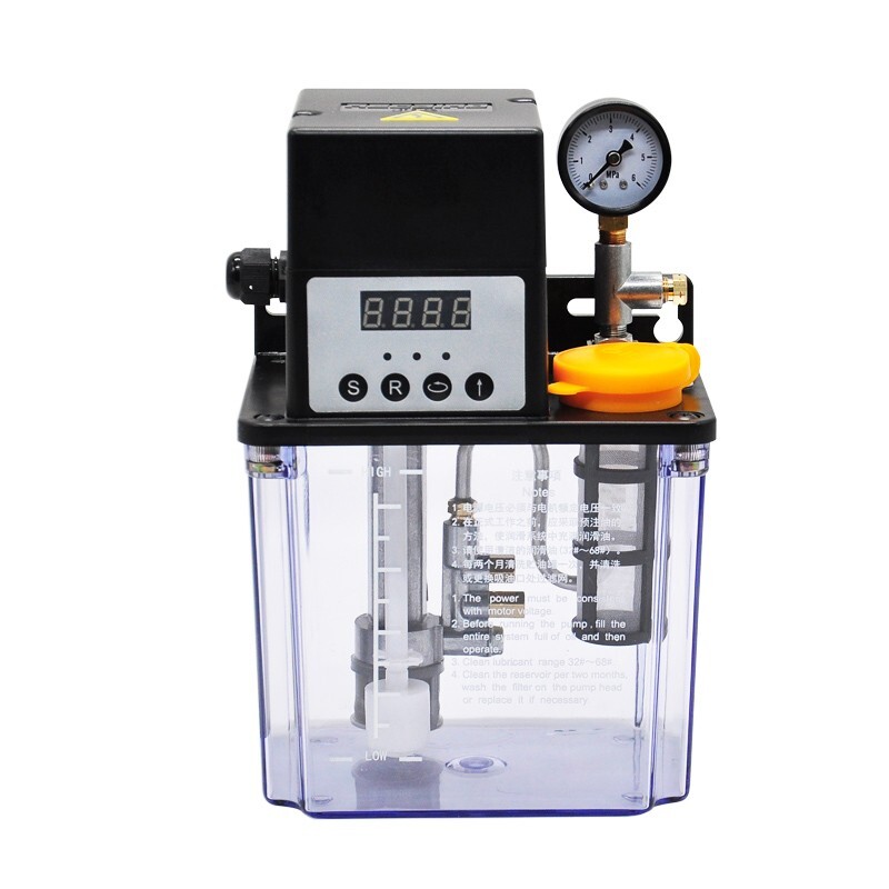 2L 220V Electric Automatic Lubrication Pump With Pressure Testing 35W SPC System